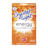 Crystal Light energy peach mango flavor drink mix, 10 packets Full-Size Picture